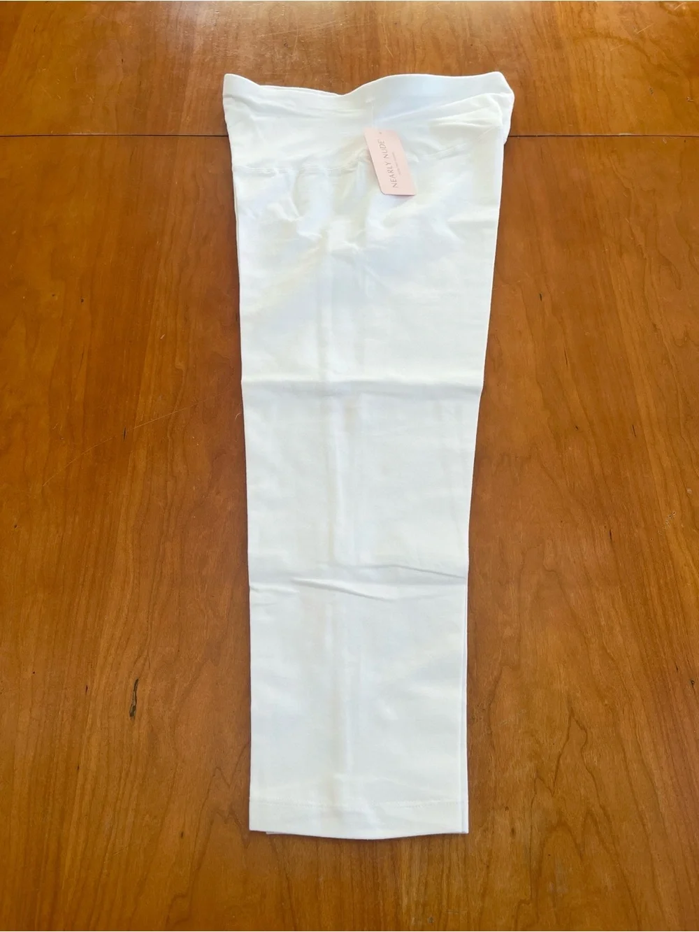 NWT- Nearly Nude Slimming Hi-Waist Capri Shape-Wear Leggings in Cotton/Spandex.